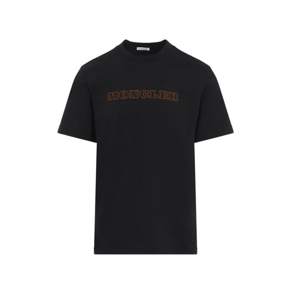 Moncler Black T-Shirts & Vests - T-Shirts Men